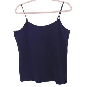 2 A Tee Navy Blue Spaghetti Strap Undershirt Tank Top Size XL Cotton/Spandex
